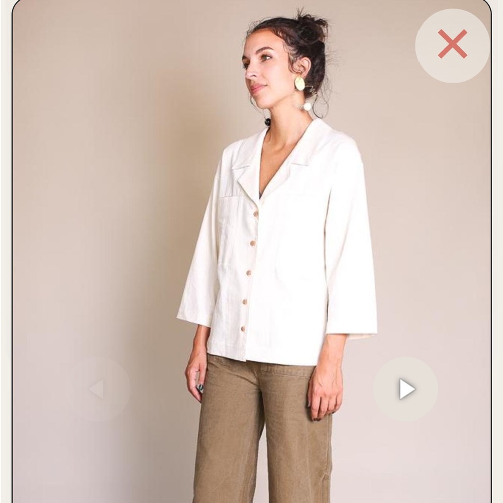 Ilana Kohn Mapes Shirt in Biscuit Large
